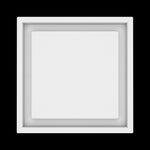 10x10 wall vent cover, top view