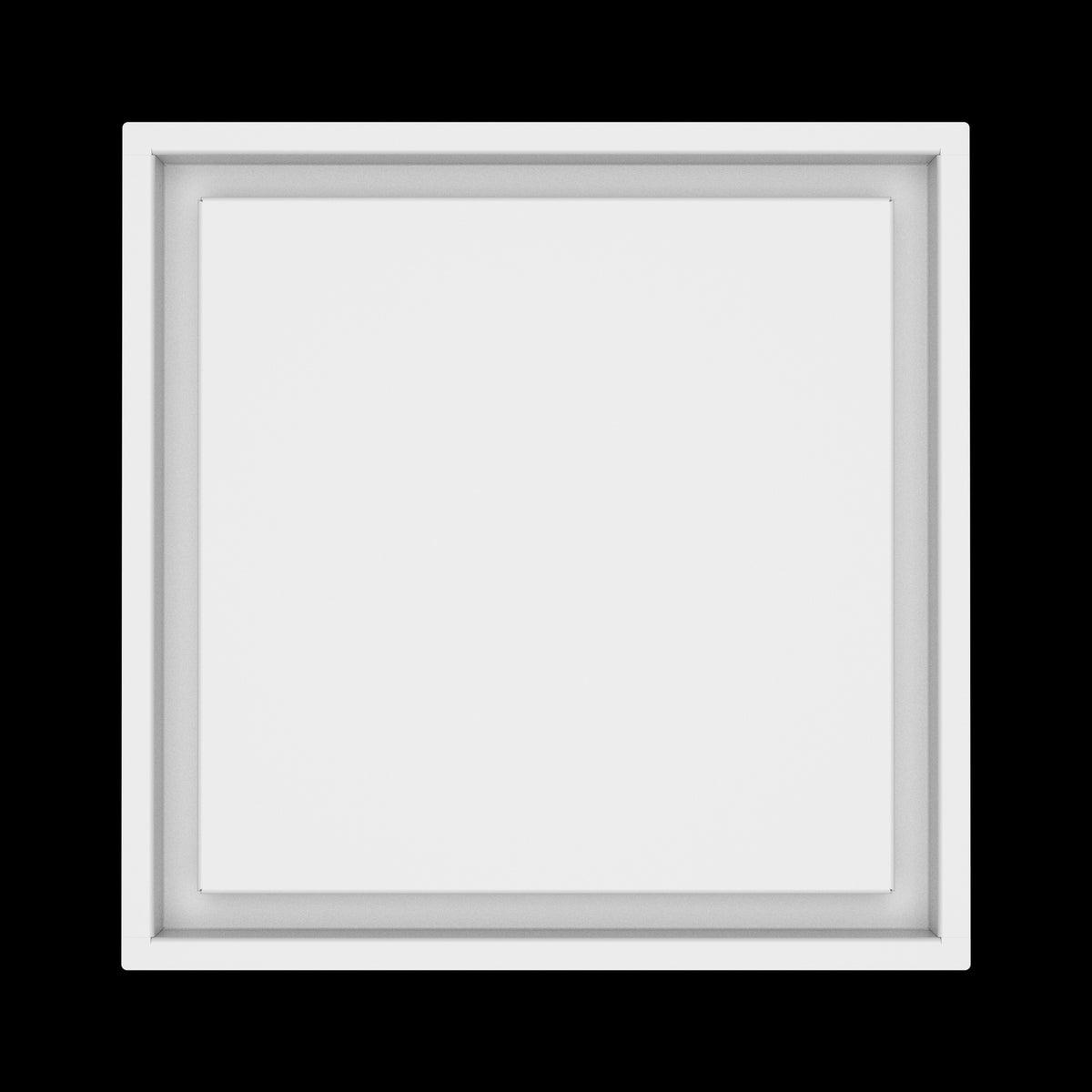 14x14 wall vent cover, top view