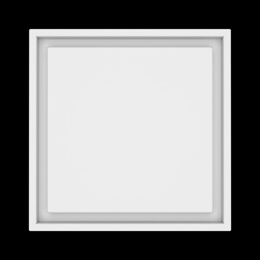 14x14 wall vent cover, top view
