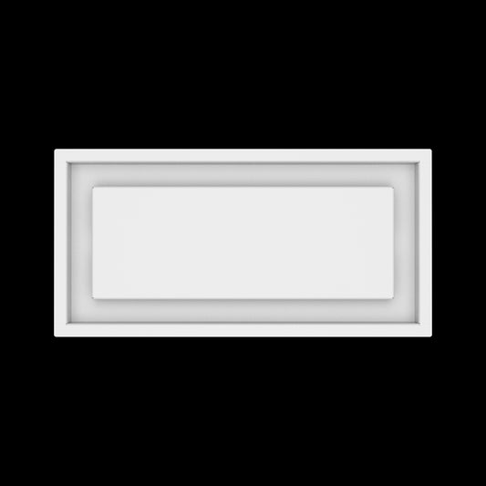 7x15 ceiling vent cover, top view