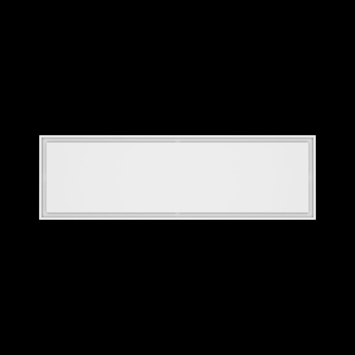 18x61 ceiling vent cover, top view