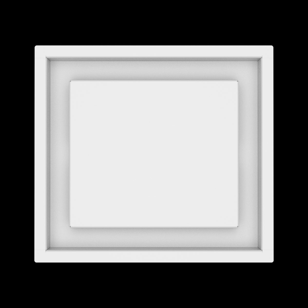 9x10 ceiling vent cover, top view