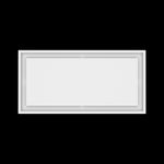 12x25 ceiling vent cover, top view