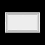 10x18 wall vent cover, top view