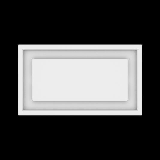 7x13 ceiling vent cover, top view
