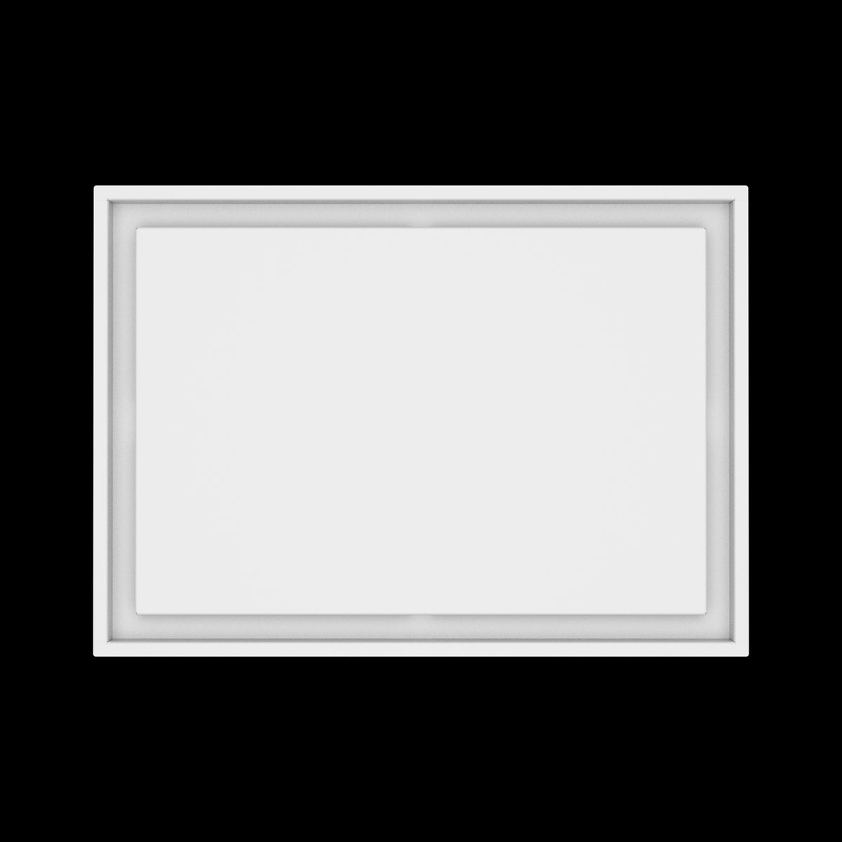 17x24 ceiling vent cover, top view