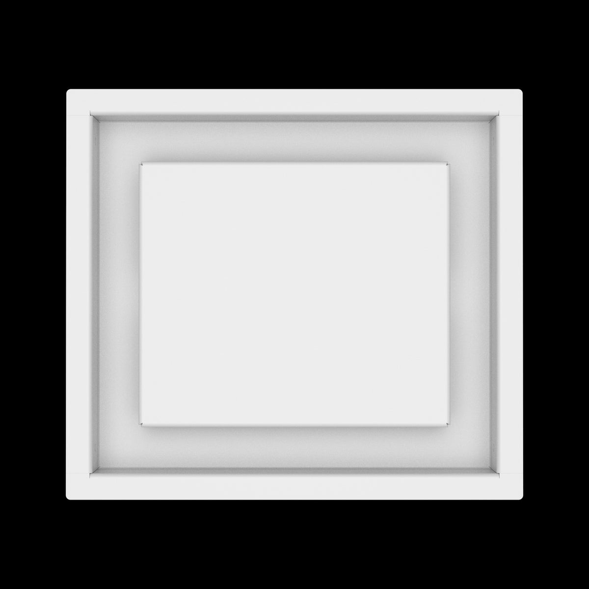 8x9 ceiling vent cover, top view