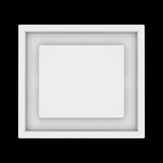 8x9 ceiling vent cover, top view