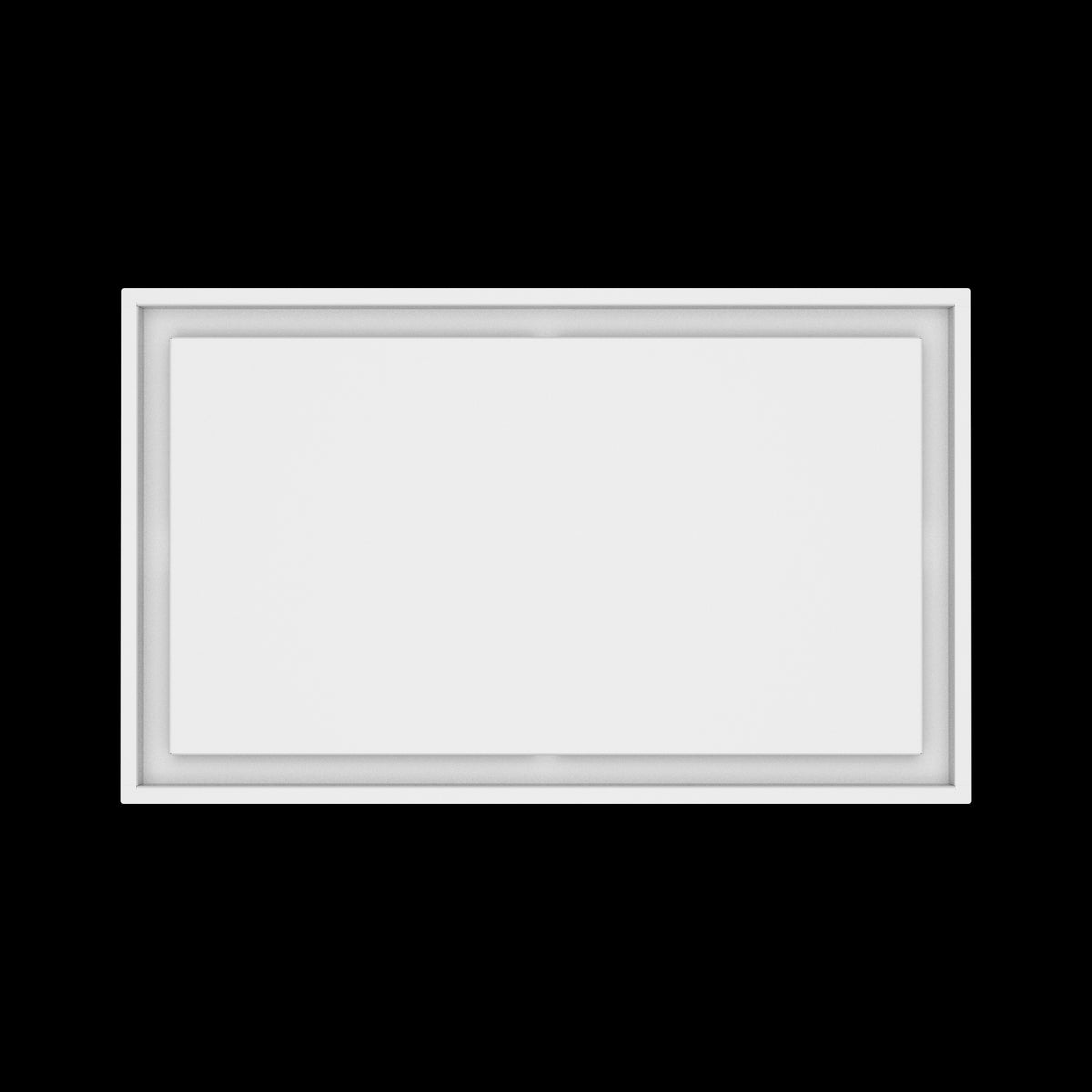 16x27 ceiling vent cover, top view