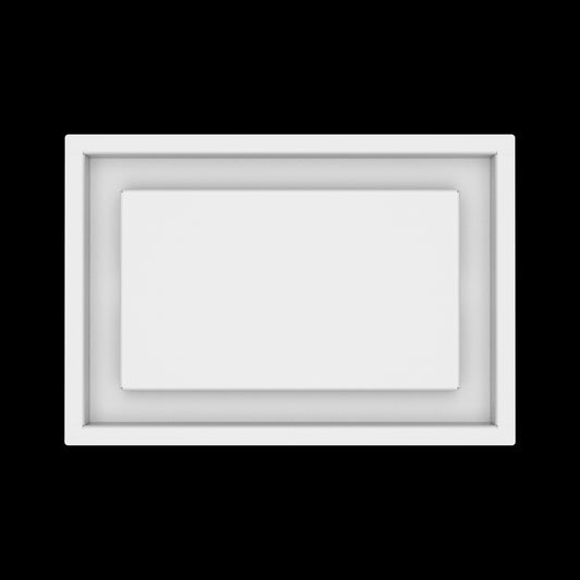 8x12 ceiling vent cover, top view