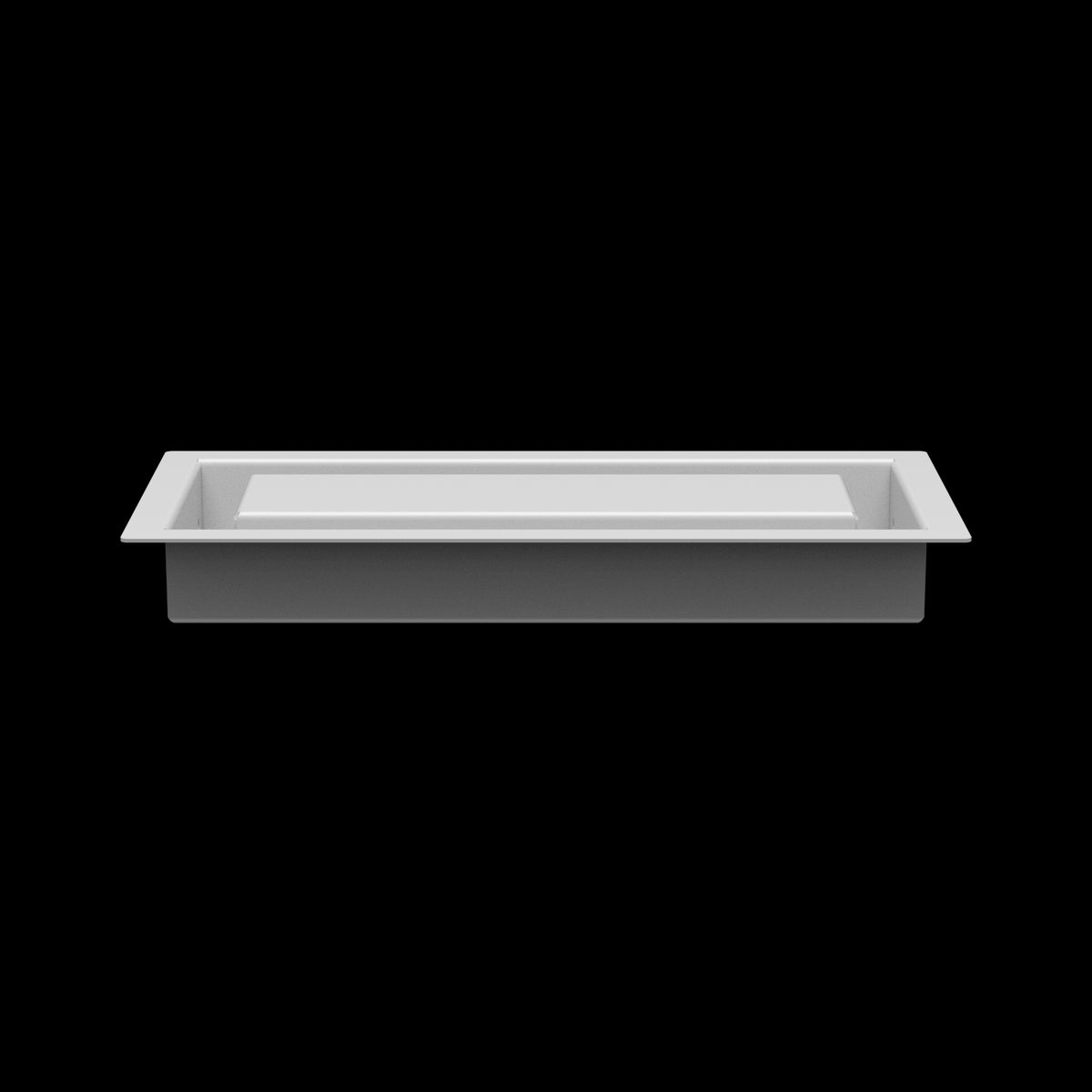 4x10 wall vent cover, side profile