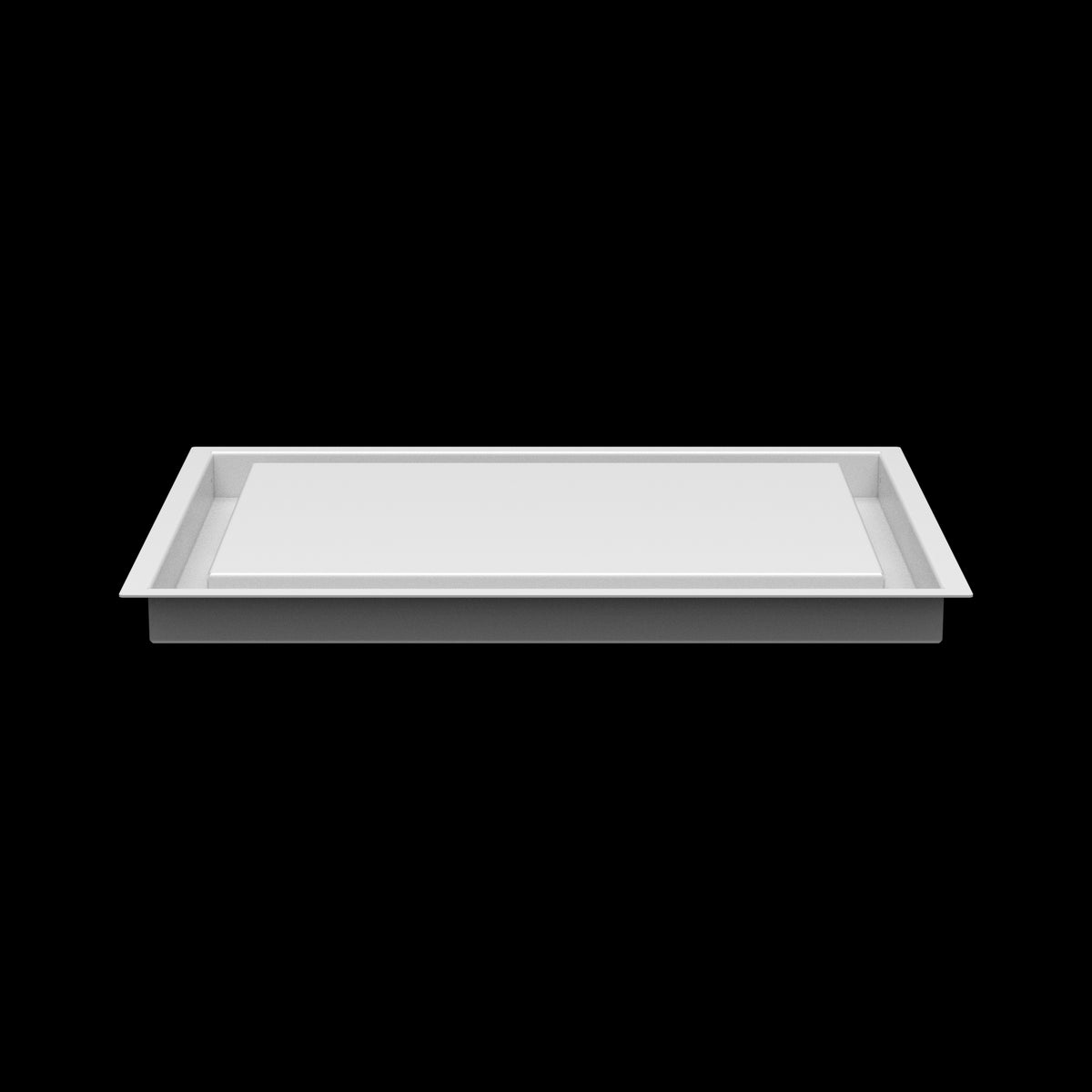 12x16 ceiling vent cover, side profile