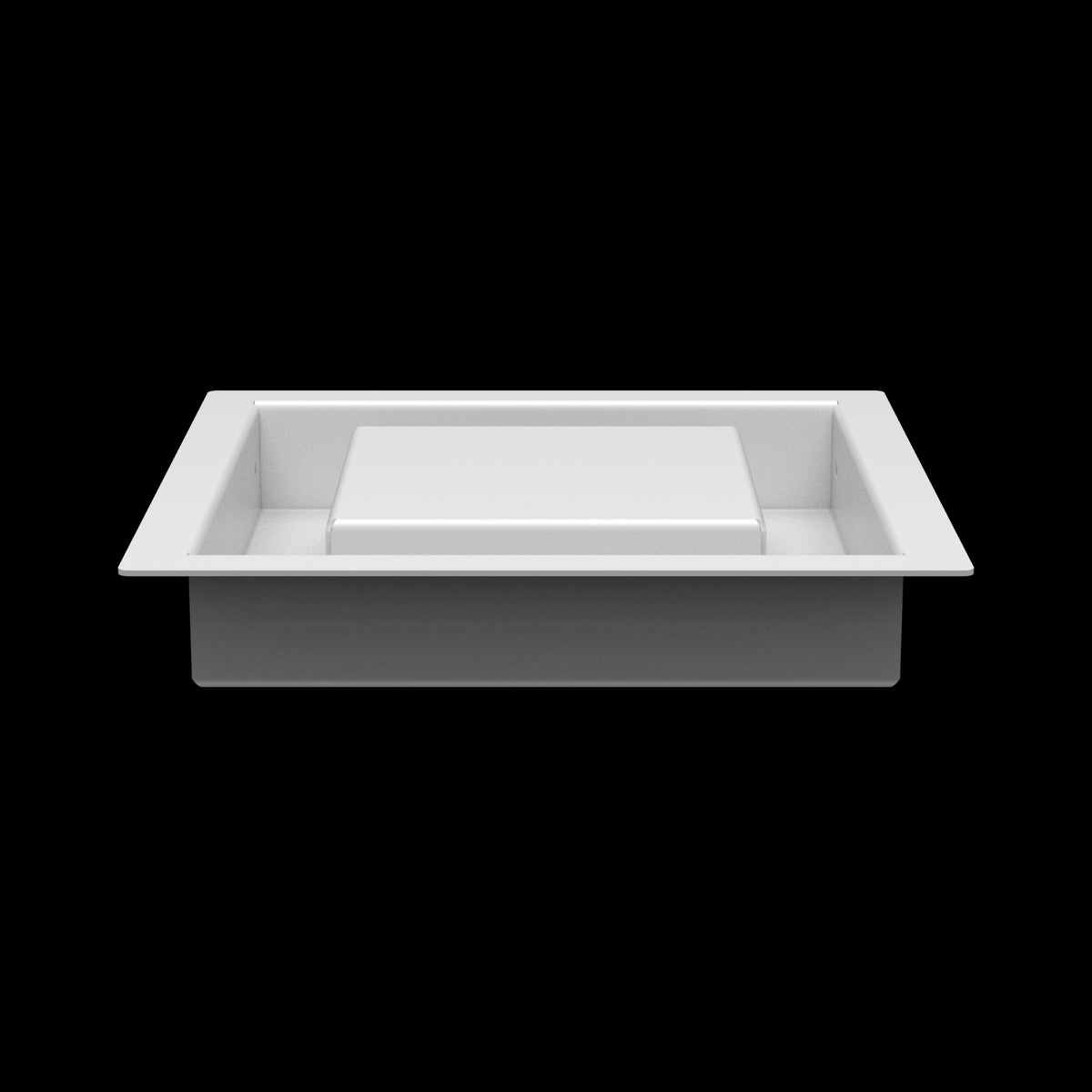 6x6 ceiling vent cover, side profile