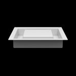 6x6 ceiling vent cover, side profile
