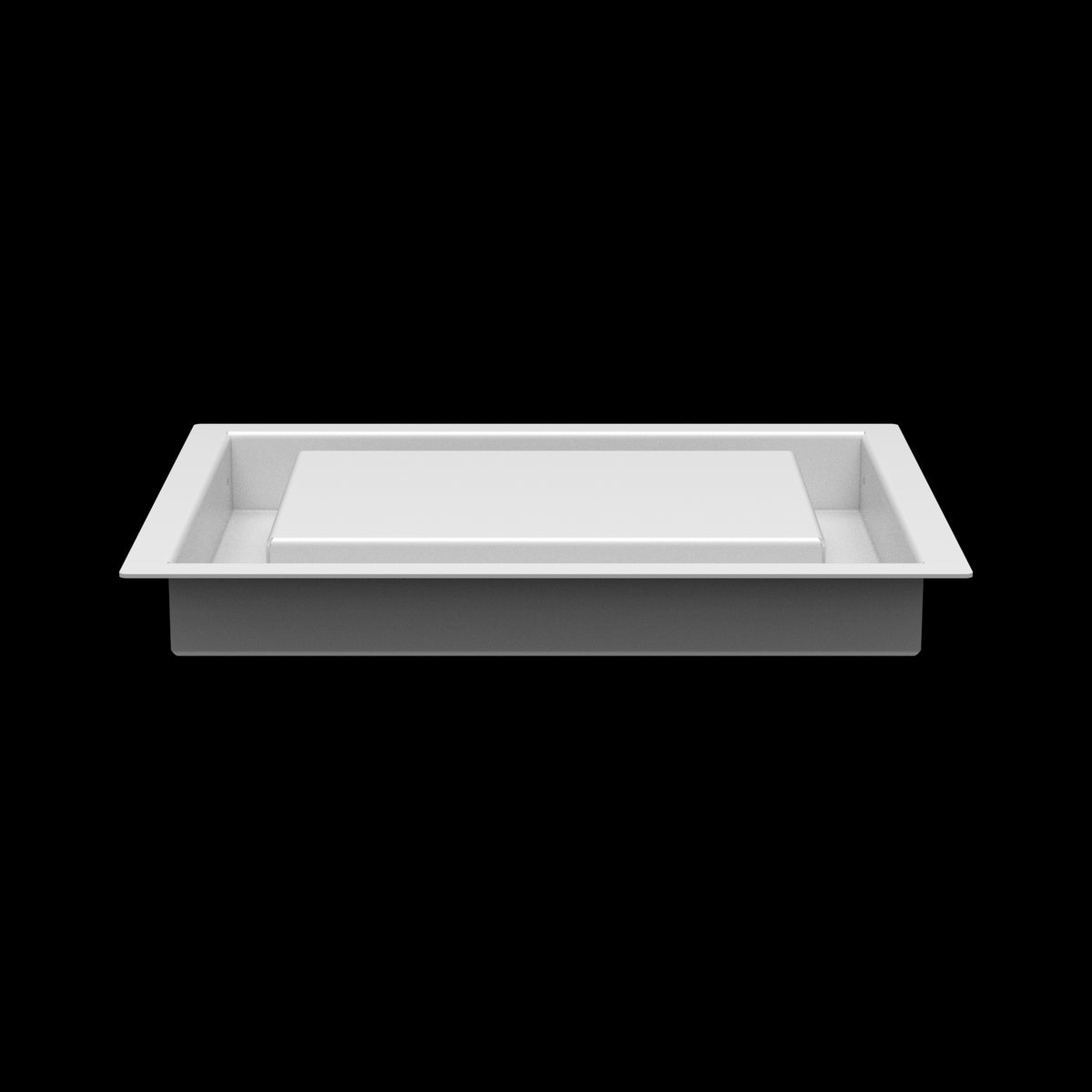 7x9 ceiling vent cover, side profile
