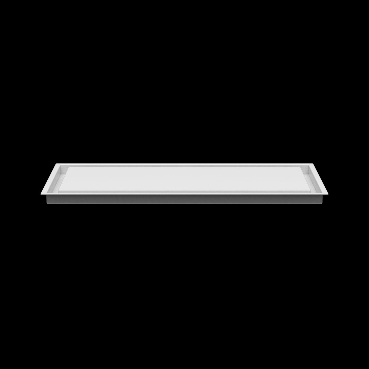 12x28 ceiling vent cover, side profile