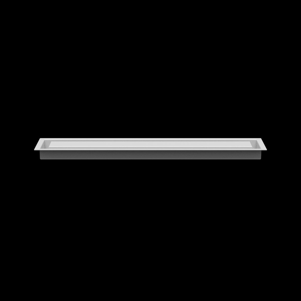 4x23 ceiling vent cover, side profile