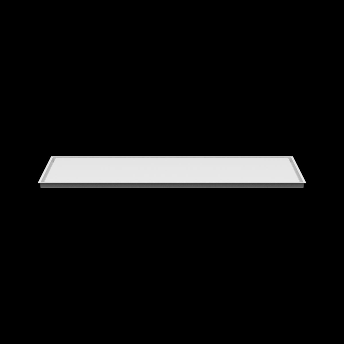 24x60 wall vent cover, side profile