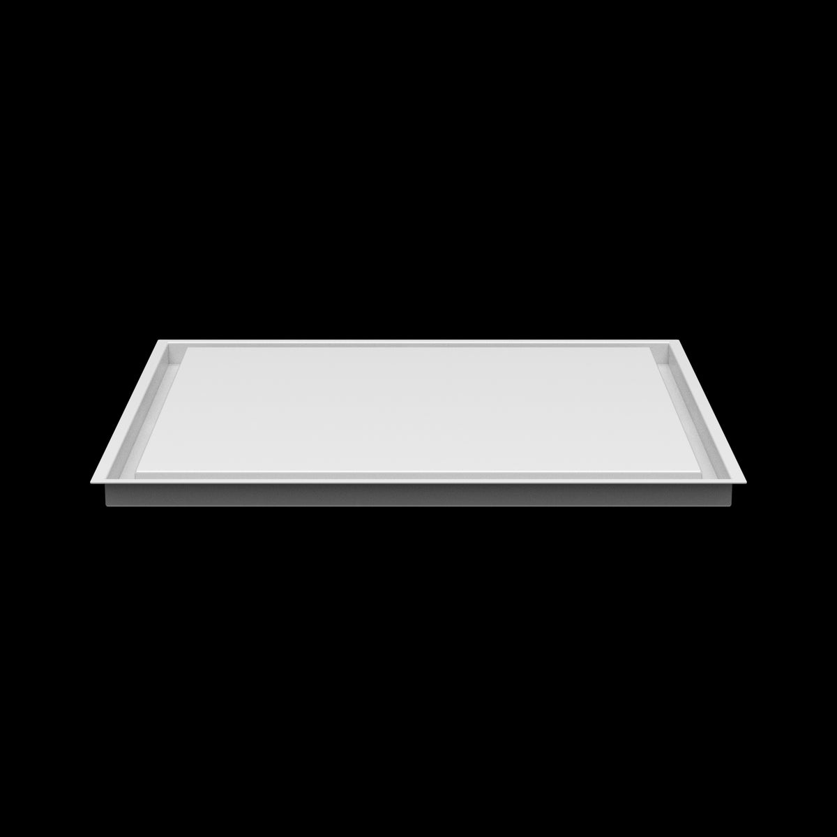 24x25 ceiling vent cover, side profile