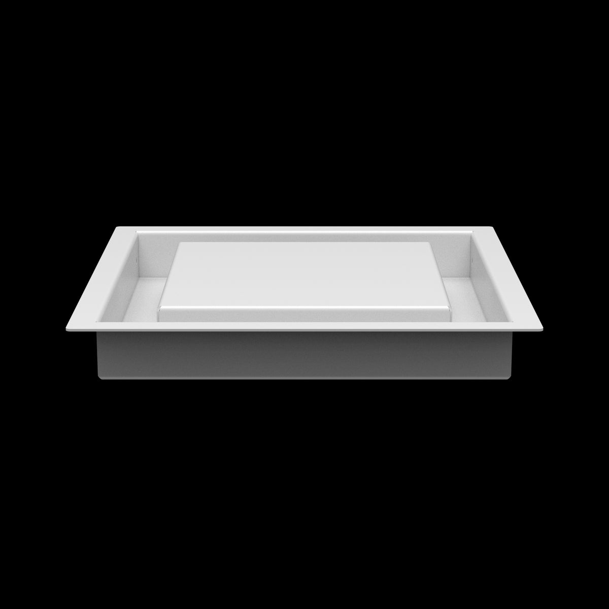 8x8 ceiling vent cover, side profile