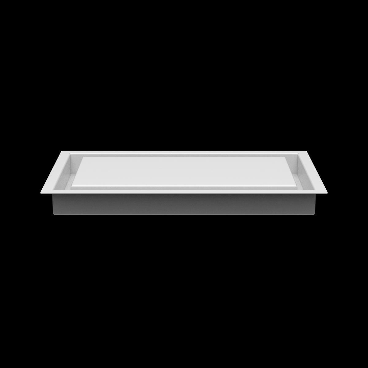 8x13 wall vent cover, side profile