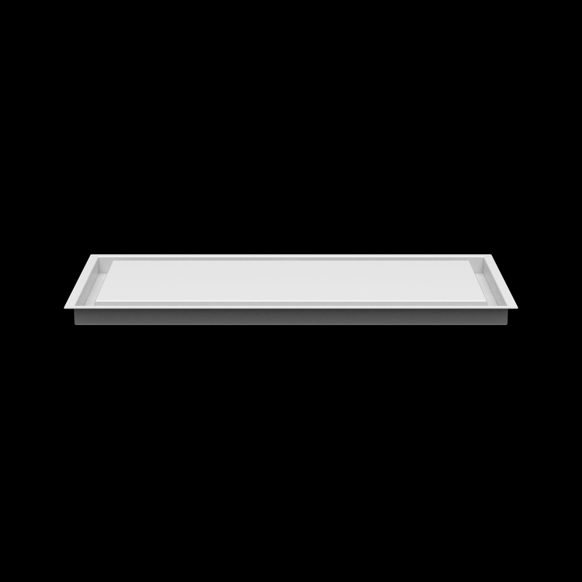12x25 ceiling vent cover, side profile