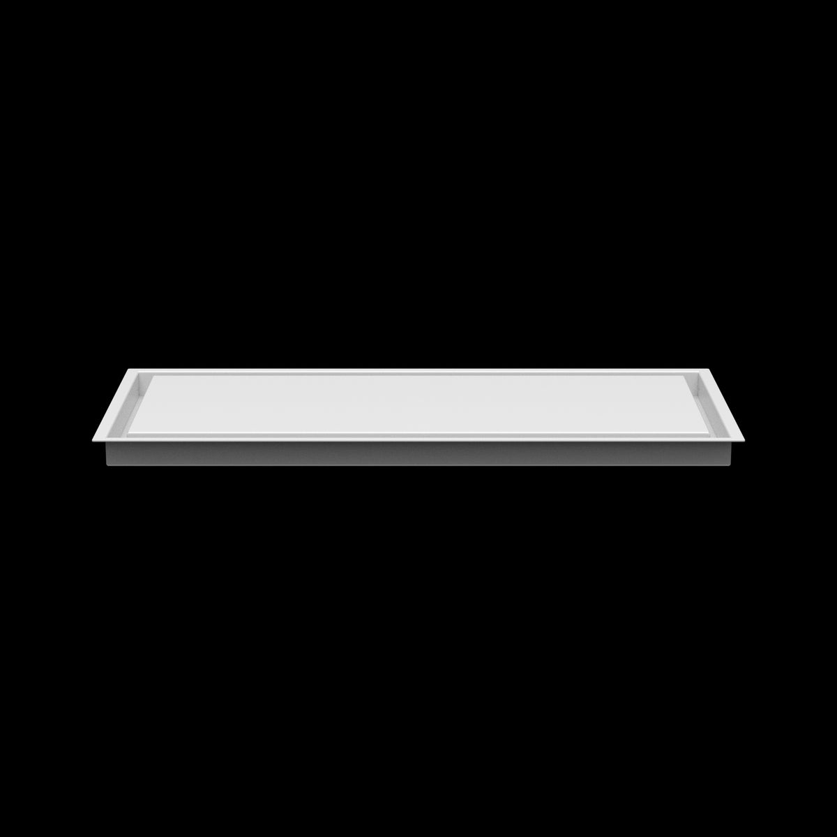 12x27 wall vent cover, side profile