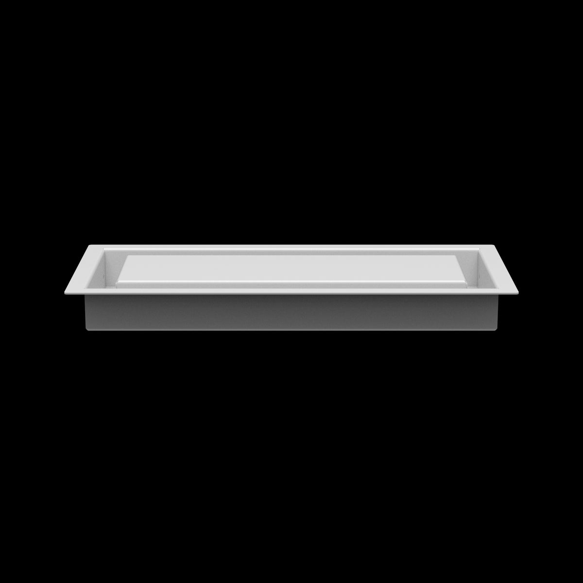 5x12 wall vent cover, side profile