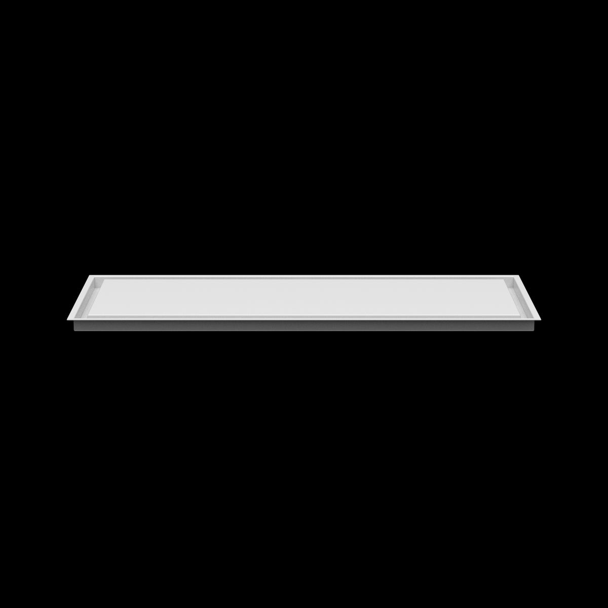 15x40 ceiling vent cover, side profile