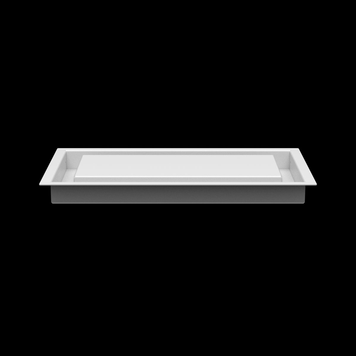 7x13 ceiling vent cover, side profile