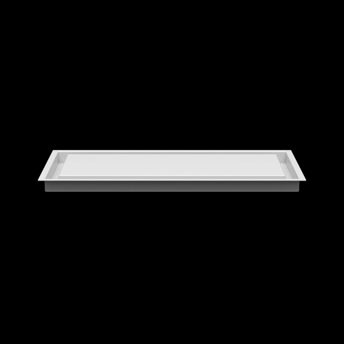 10x22 ceiling vent cover, side profile