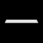 23x62 ceiling vent cover, side profile