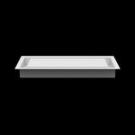 6x12 wall vent cover, side profile