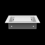 5x5 wall vent cover, side profile