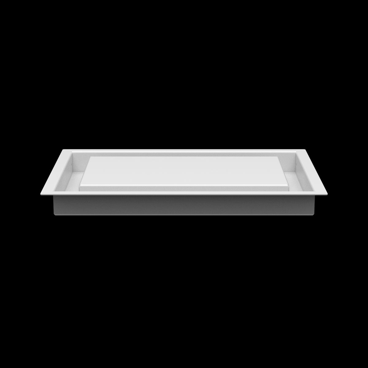 8x12 ceiling vent cover, side profile