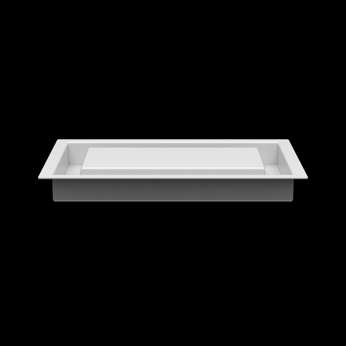 6x10 ceiling vent cover, side profile