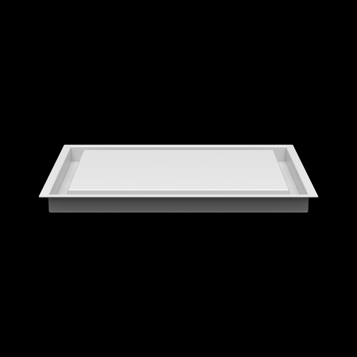 13x16 ceiling vent cover, side profile