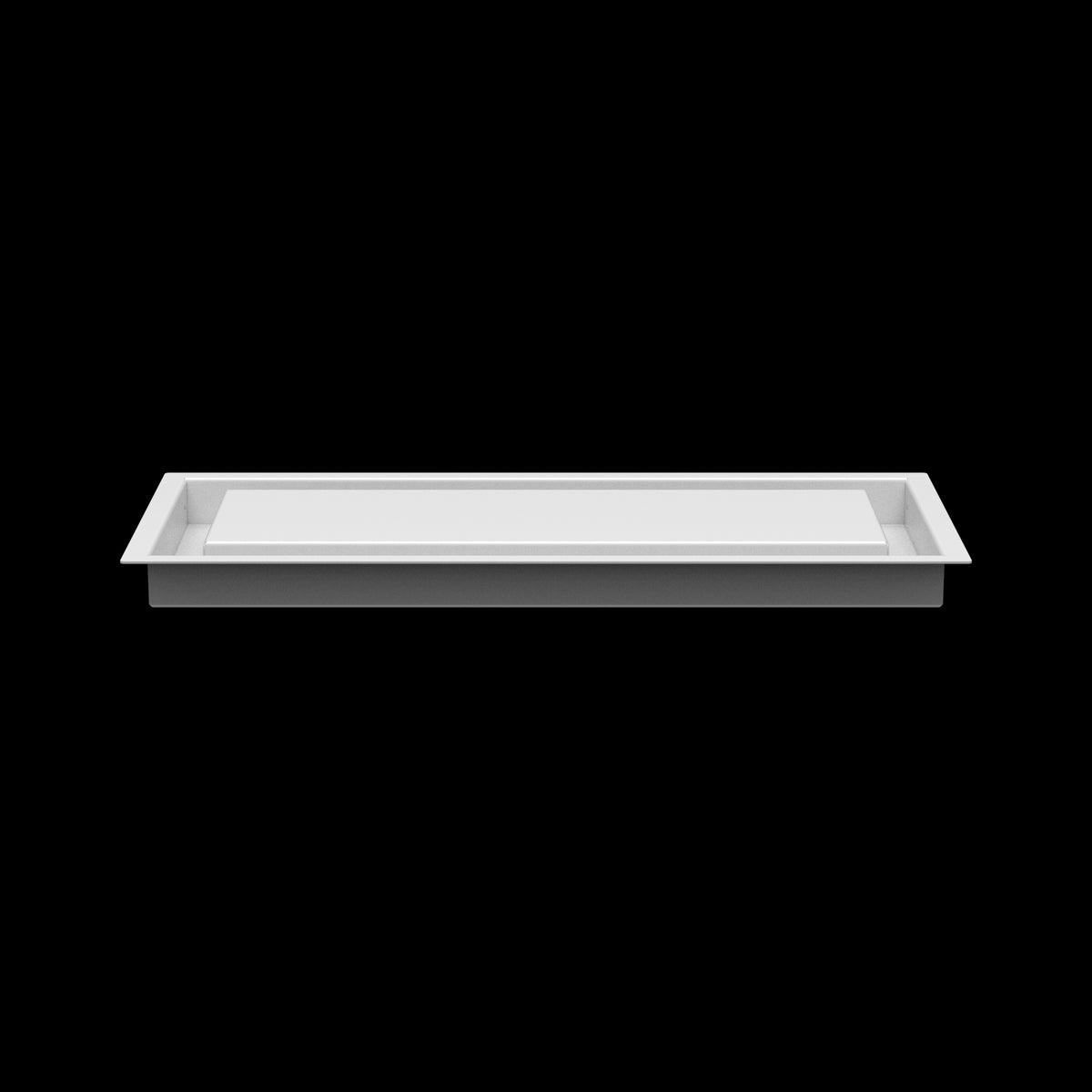 7x17 ceiling vent cover, side profile