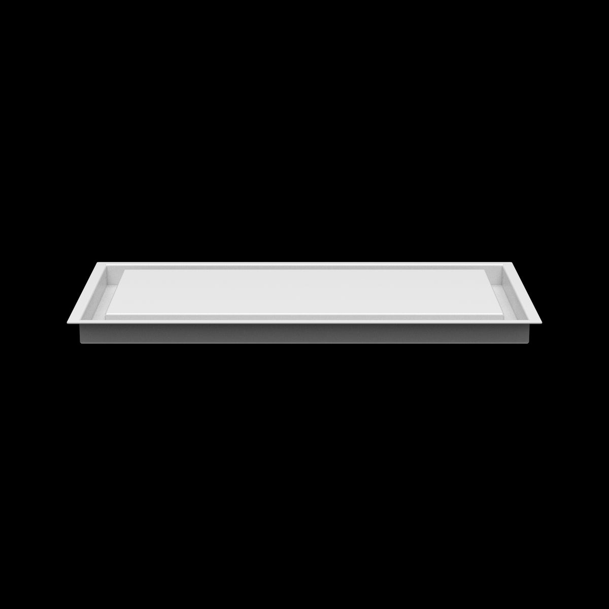 11x21 ceiling vent cover, side profile