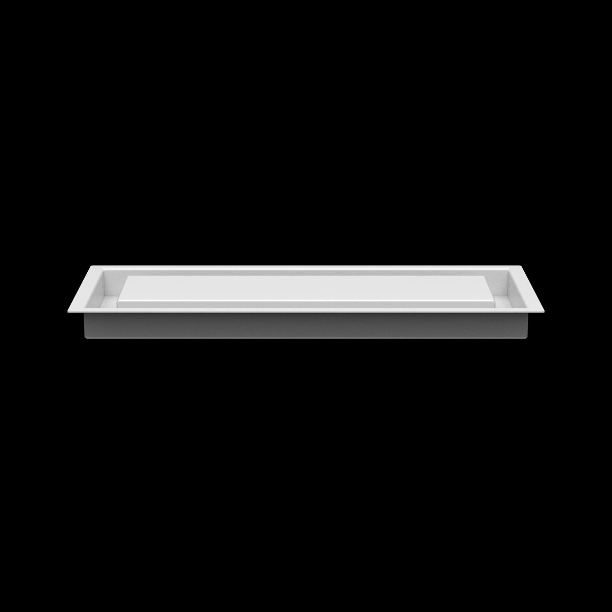 6x16 ceiling vent cover, side profile