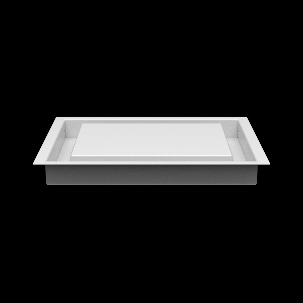 9x10 ceiling vent cover, side profile