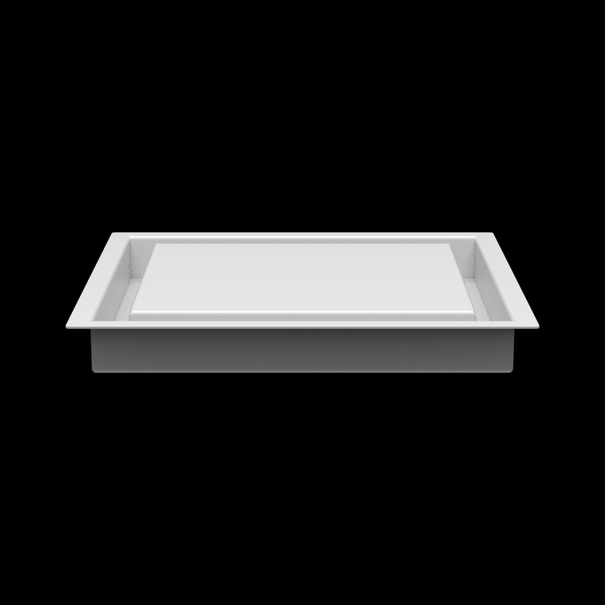 9x10 wall vent cover, side profile