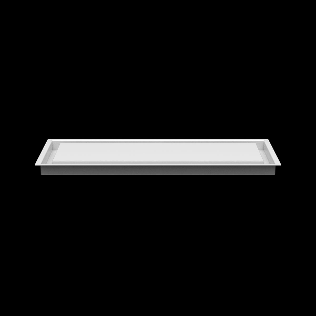 10x24 ceiling vent cover, side profile