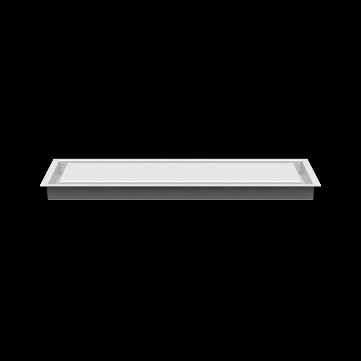 8x21 wall vent cover, side profile