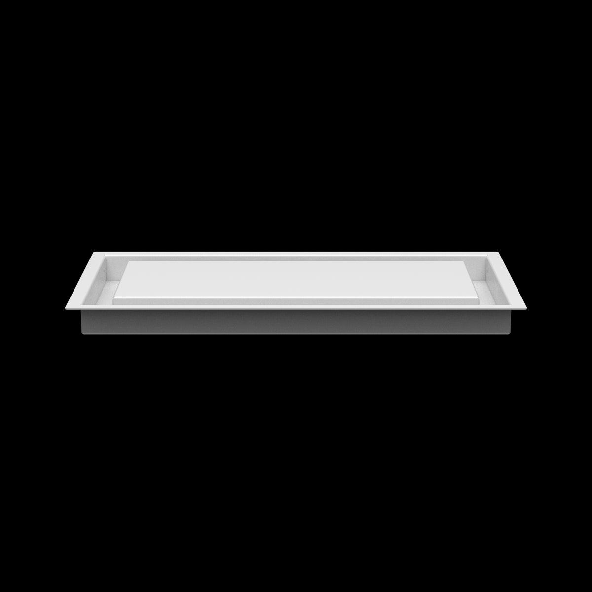 8x16 ceiling vent cover, side profile