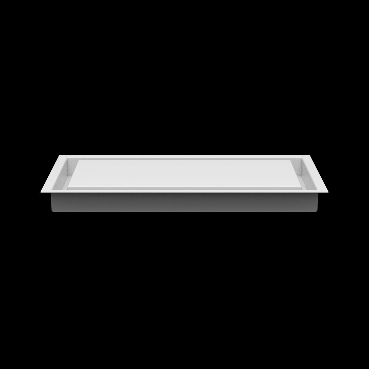 8x15 wall vent cover, side profile
