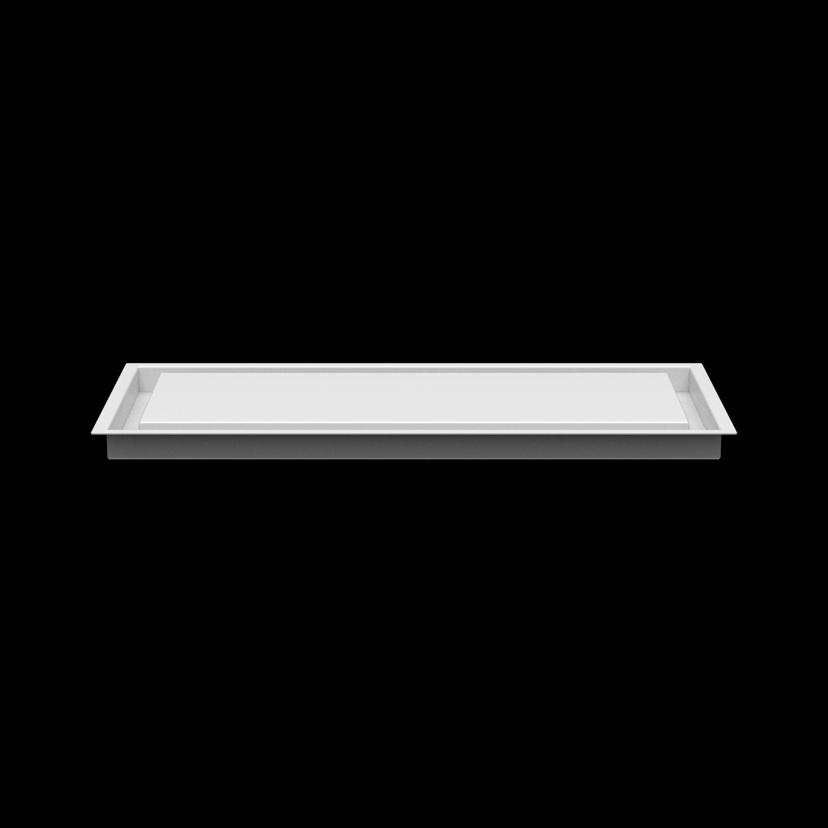 10x23 ceiling vent cover, side profile