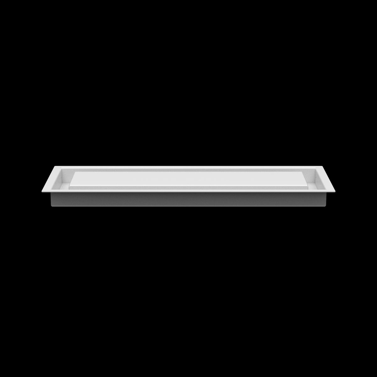 6x18 ceiling vent cover, side profile