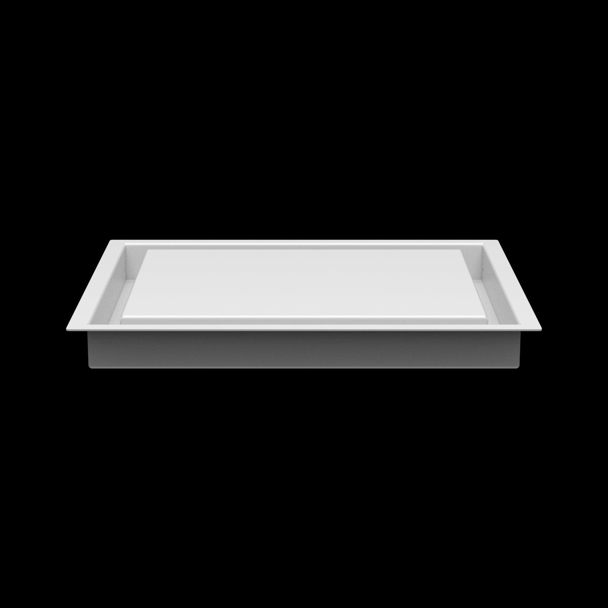 10x12 wall vent cover, side profile