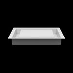 7x8 ceiling vent cover, side profile